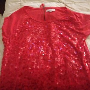 Never Worn - LOFT Sequin Top