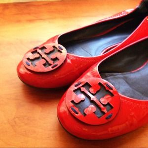 Blood orange Tory Burch flats