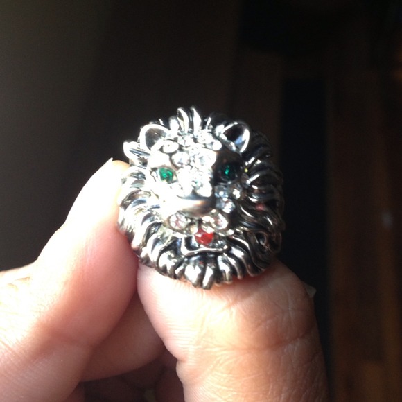 💍Amazing! Versace like Lion silver Ring💍
