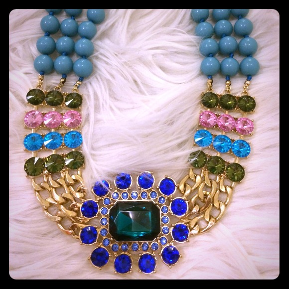 Sea blue choker