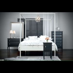 🚫SOLD🚫QUEEN BEAUTYREST MATTRESS & IKEA CANOPYBED
