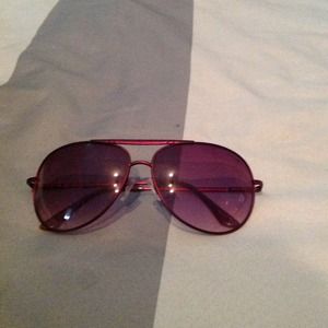 Cynthia Rowley purple aviators