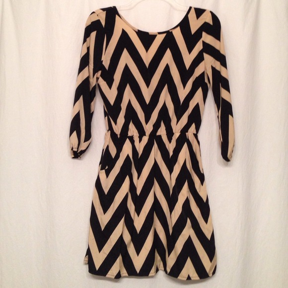 **SOLD** Chevron dress
