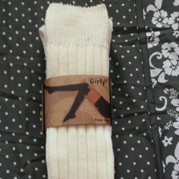 Knitted thigh highs