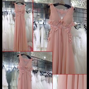 Ladies Pink Sleeveless Dress