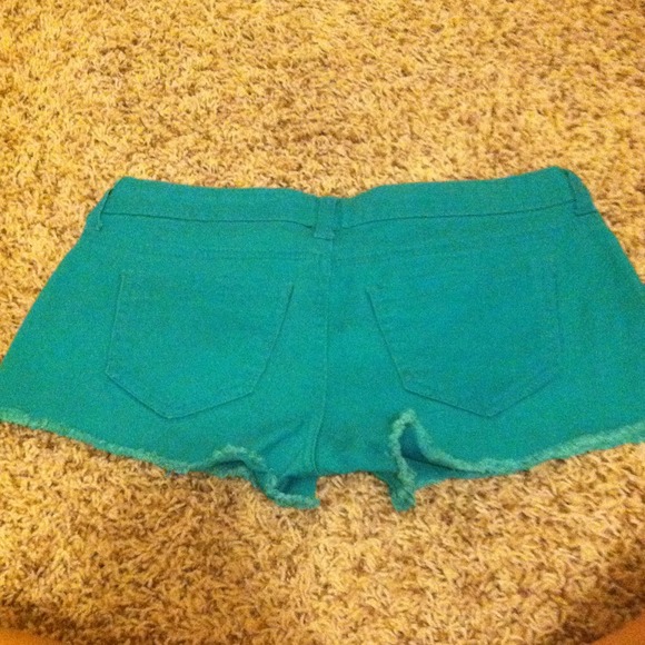 Super cute teal shorts from Charolette Russe! - Picture 2 of 2