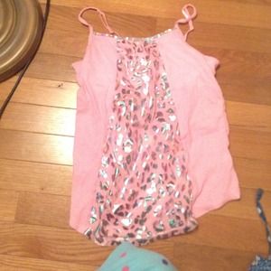 Pop of cheetah tank top💖