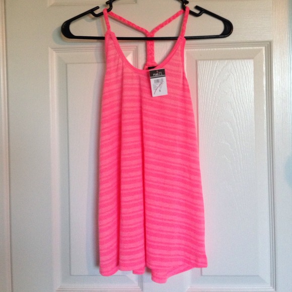 Hot pink tank top