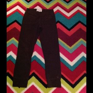 Abercrombie and fitch brown leggings