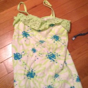 Super cute daisy tank ruffle for kids or xx small