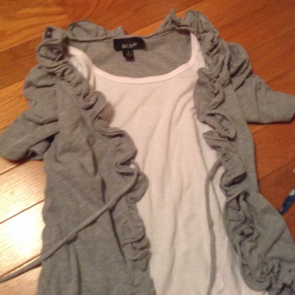 Cardigan with tank built in small - medium stretch