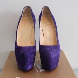 Christian Louboutin Daffodil Purple Suede 38.5