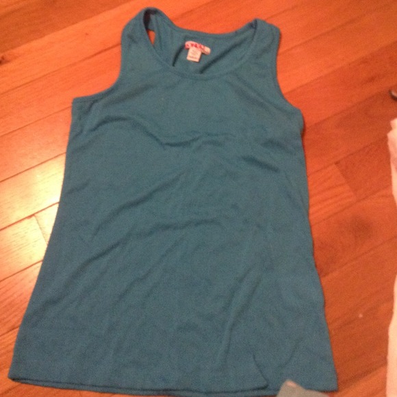Blue tank