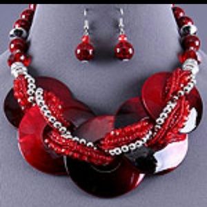 necklace and earring set