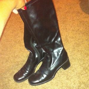 Black & brown leather boot *BUNDLE*