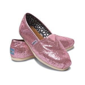 SPARKLY PINK TOMS!