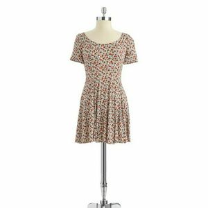 Floral Fit and Flare Dress