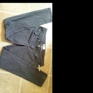 Heart print jeans new