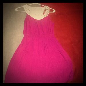 Pink summer dress