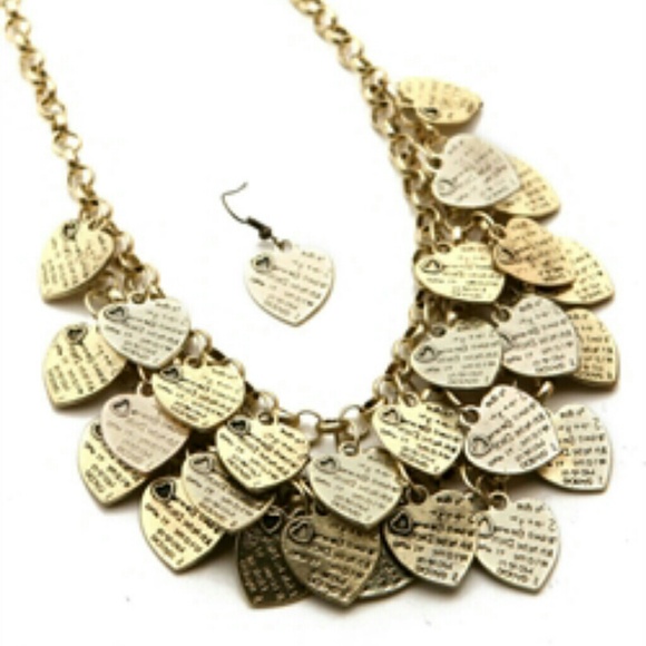 Necklace and earring set