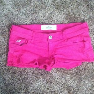 Pink shorts from Hollister