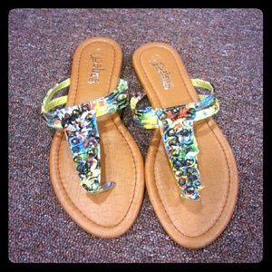 Colorful sandals