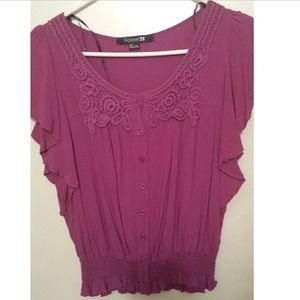 Magenta top