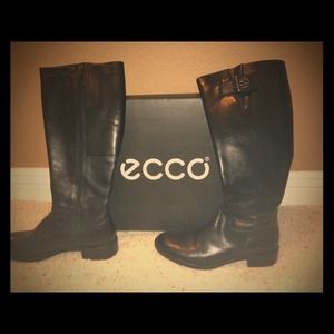 ECCO "Hobart" black riding boots