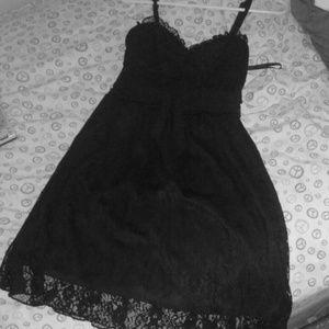 Lace Black Dress