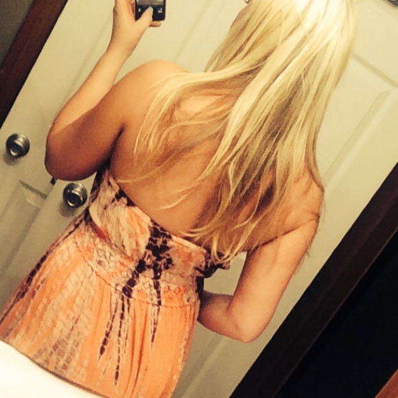 Ombré maxi dress