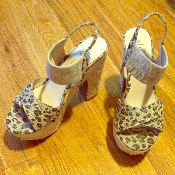 Leopard Canvas Heels & Leopard Sun Hat