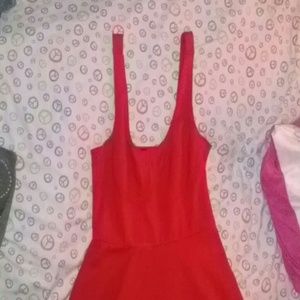 Red Skater Dress