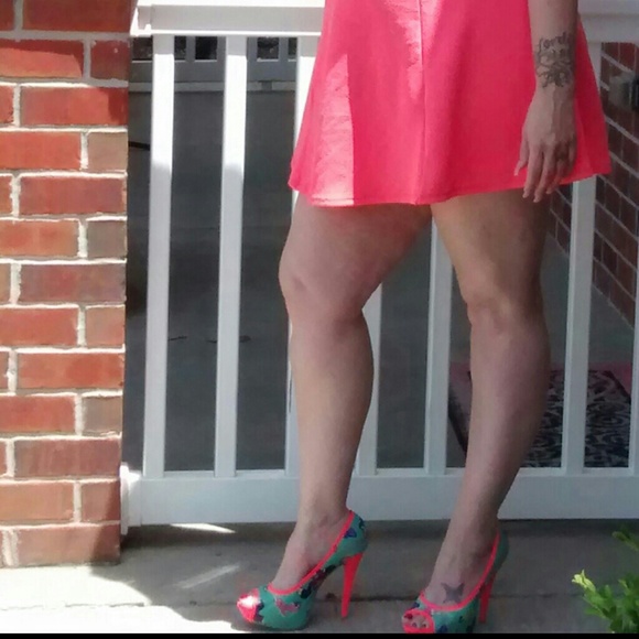 High heels with platform NWOT