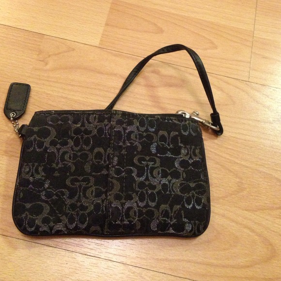 *AUTHENTIC* black Coach wrislet
