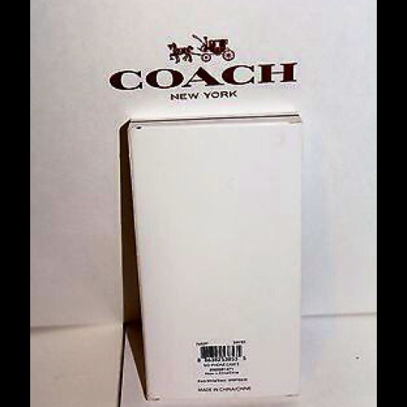 COACH IPHONE 5 CASE! (BLK/WHITE) - Picture 2 of 4