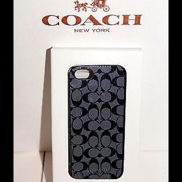 COACH IPHONE 5 CASE! (BLK/WHITE) - Picture 3 of 4