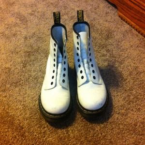 White Doc Martins
