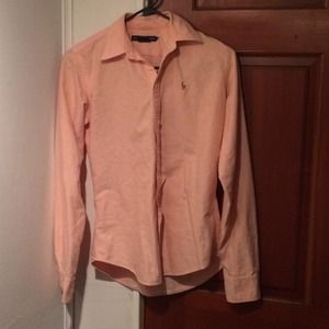 Women's Ralph Lauren Slim Fit Collared Shirt