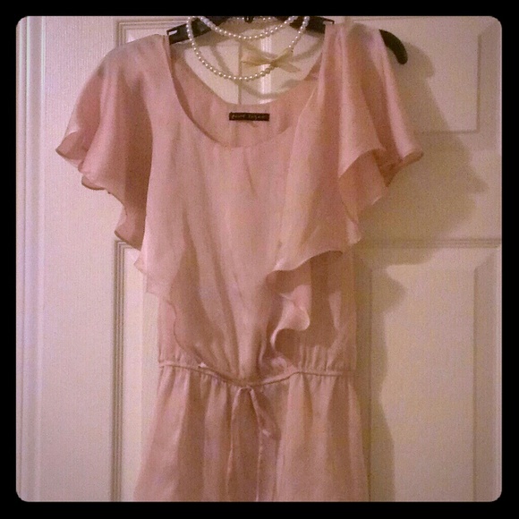 FLOWY ROSEY PINK BLOUSE 2 X 10$