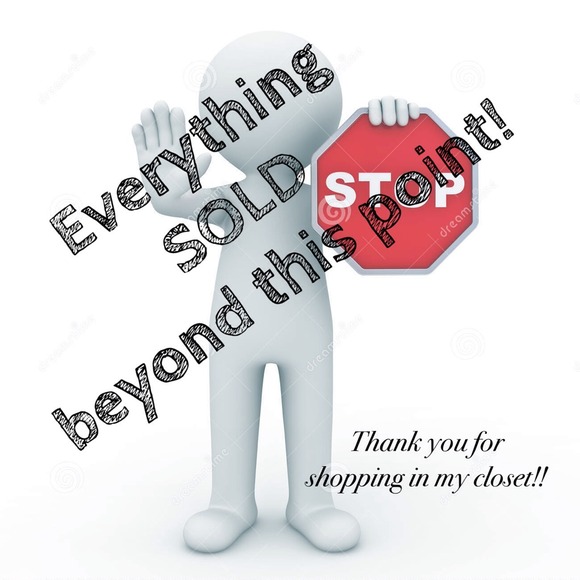 Everything SOLD beyond this point!