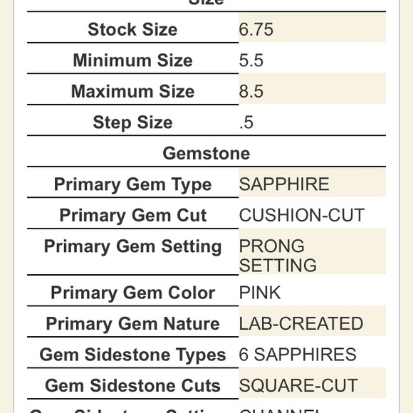 Sterling silver pink sapphire ๐ฐTRADED on Vinted๐ฐ - Picture 4 of 4