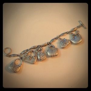 Purse bangle charm bracelet 👜👜