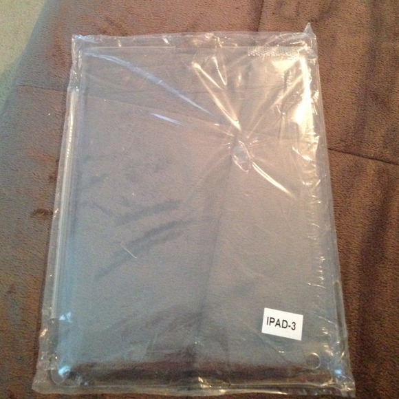 Clear hard plastic back cover for iPad 3