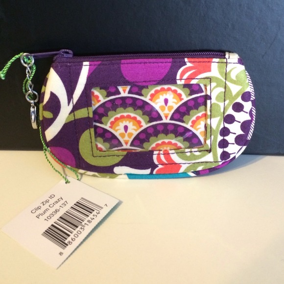 Vera Bradley Clip Zip ID *NEW*