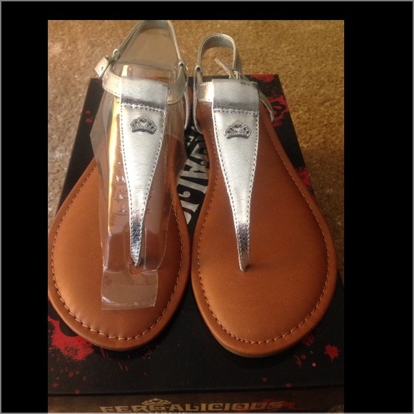 Fergalicious by Fergie Silver Sandals