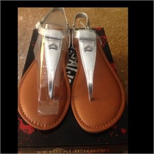 Fergalicious by Fergie Silver Sandals