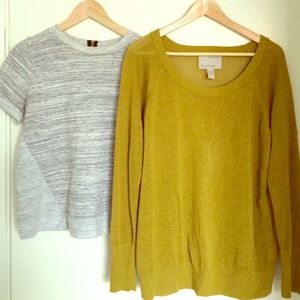 Short sleeve sweatshirt & BRHeritage Sweater.