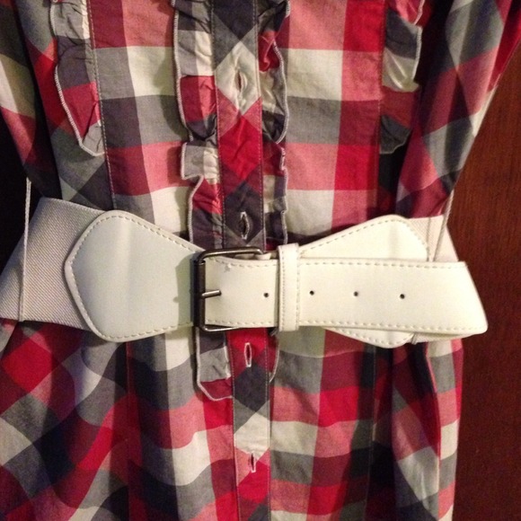 Sold - Trendy Plaid Dress/Top (NWT) - Picture 2 of 4