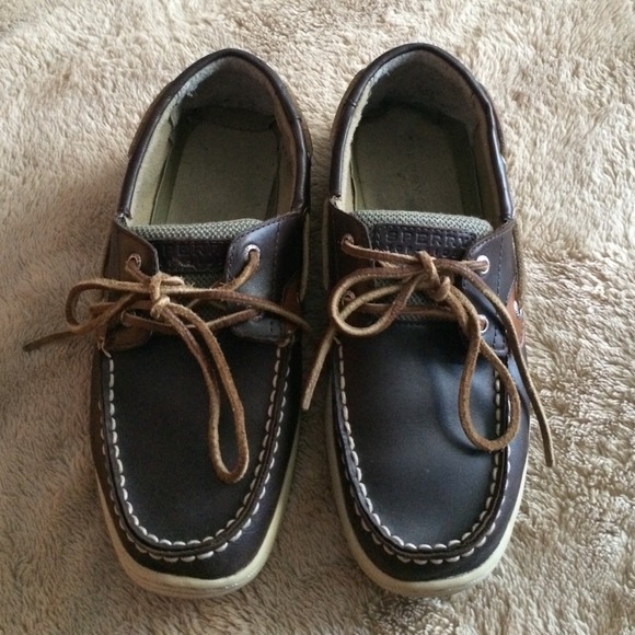 Brown Leather Sperry Shoes