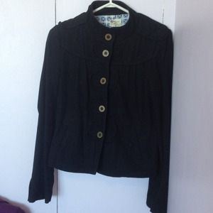 Black Button Up Jacket